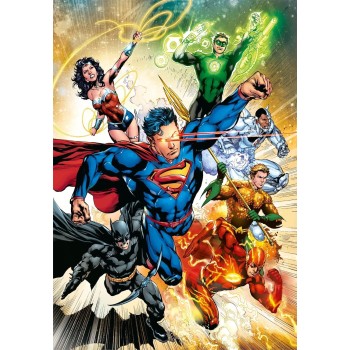 Clementoni DC Super Heroes Παζλ 500 H.Q. Dc Comics Justice League - Compact Box 1220-35531 8005125355310