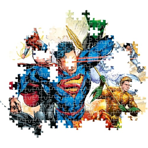 Clementoni DC Super Heroes Παζλ 500 H.Q. Dc Comics Justice League - Compact Box 1220-35531 8005125355310