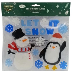 Christakopoulos Christmas Window Stickers 2X 59.5X21cm 3901 5212007599158