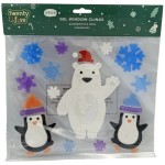 Christakopoulos Christmas Window Stickers 2X 59.5X21cm 3901 5212007599158