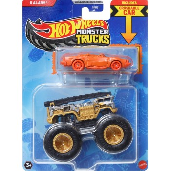 Mattel Hot Wheels Όχημα Monster Trucks Με Αυτοκινητάκι Monster Trucks Hw 5 Ala Όχημα Παιχνίδι GRH81 / JCG37 194735270194