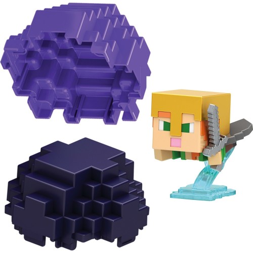 Mattel Minecraft Mini Αυγα Με Φιγούρα Mc Mini Wayward Alex Minecraft Παιδική Φιγούρα Παιχνιδιού HXT64 / JCD17 194735269013