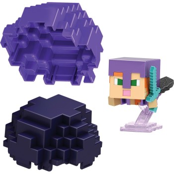 Mattel Minecraft Mini Αυγα Με Φιγούρα Mc Mini Honorable Alex Minecraft Παιδική Φιγούρα Παιχνιδιού HXT64 / JCD33 194735269082