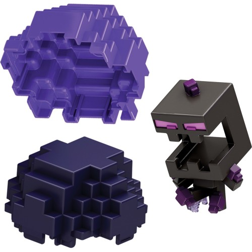 Mattel Minecraft Mini Αυγα Με Φιγούρα Mc Endermite Exterminator Minecraft Παιδική Φιγούρα Παιχνιδιού HXT64 / JCD15 194735268719