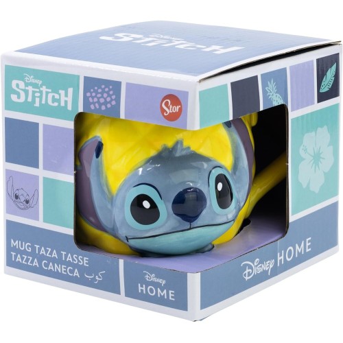 Stor Disney Stitch Disney: Stitch Pineapple - 3D Mug In Gift Box (410Ml) (78760) Κεραμική Κούπα, Σε Συσκευασία Δώρου 097977 8412