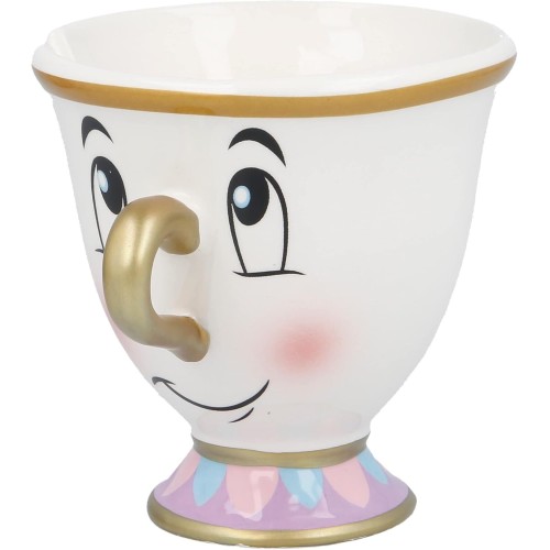 Stor Disney 180 Ml 3D Shaped Ceramic Mug - Beauty And The Beast Chip In Gift Box 097973 8412497788019