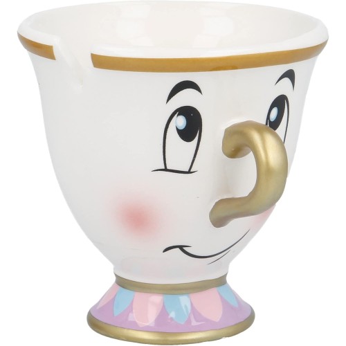 Stor Disney 180 Ml 3D Shaped Ceramic Mug - Beauty And The Beast Chip In Gift Box 097973 8412497788019