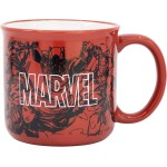 Stor Marvel Avengers Marvel Pattern - Ceramic Breakfast Mug In Gift Box (400Ml) (75434) Μεγάλη Κούπα 75434 8412497754342