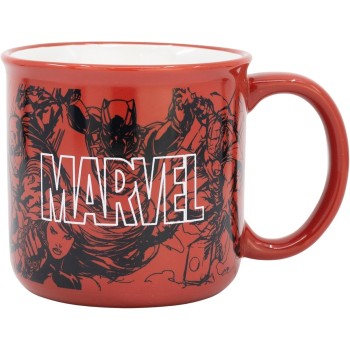 Stor Marvel Avengers Marvel Pattern - Ceramic Breakfast Mug In Gift Box (400Ml) (75434) Μεγάλη Κούπα 75434 8412497754342
