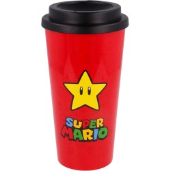 Stor Super Mario - Large Coffee Tumbler (520Ml) (01379) Μπουκάλι Σε Σχήμα Κούπας 097955 8412497013791