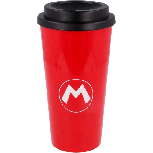 Stor Super Mario - Large Coffee Tumbler (520Ml) (01379) Μπουκάλι Σε Σχήμα Κούπας 097955 8412497013791