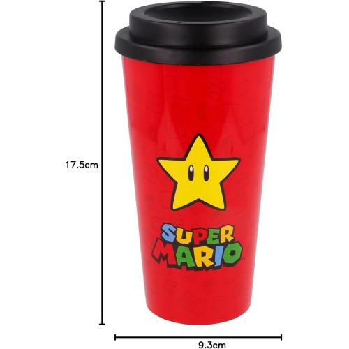 Stor Super Mario - Large Coffee Tumbler (520Ml) (01379) 097955 8412497013791
