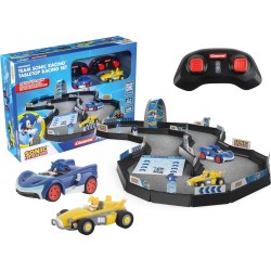 CARRERA Sonic The Hedgehog R/C Car: Team Sonic Racing Mini RC - 1:43 Tabletop Racing Set (370430021) 102157 9003150143246