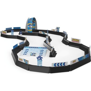 CARRERA Sonic The Hedgehog R/C Car Team Sonic Racing Mini RC - 1:43 Tabletop Racing Set (370430021) 102157 9003150143246