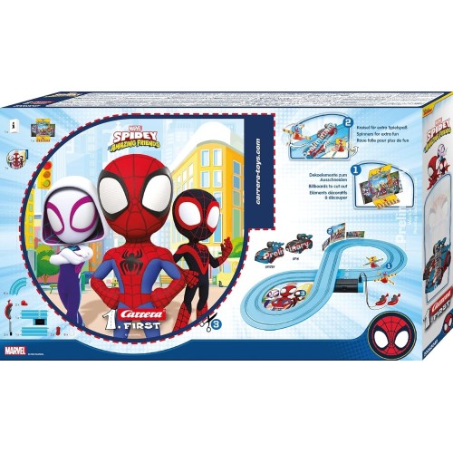 CARRERA Spiderman First I Spidey Web Spinners Race Track Set I Car For Racetrac 102155 4007486630499