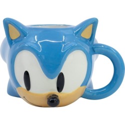 Stor Sonic The Hedgehog - Head 3D Κεραμική Κούπα (350Ml) (78896) Σε Κουτί Δώρου 097976 8412497788965
