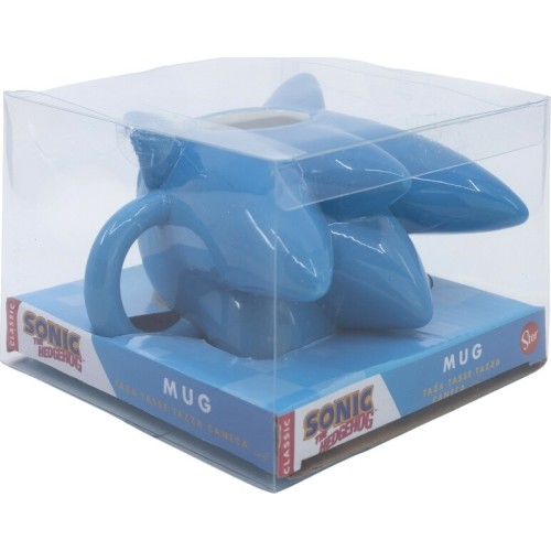 Stor Sonic The Hedgehog - Head 3D Mug In Gift Box (350Ml) (78896) 097976 8412497788965