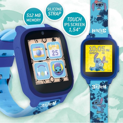 Lisciani Disney Stitch Stitch Smartwatch - Connected Watch For Children From 7 Years -  25.107230 8008324107230