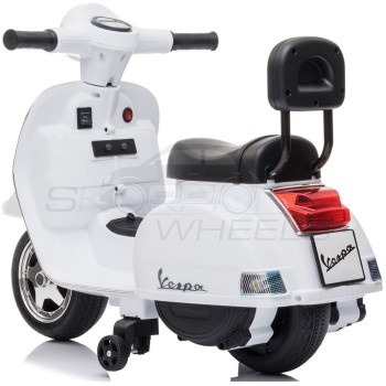 Skorpion Wheels Ηλεκτροκίνητη Μηχανή Piaggio Vespa Original License 6V Λευκή 5245008A 5201671005928