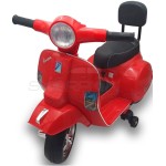 Skorpion Wheels Ηλεκτροκίνητη Μηχανή Piaggio Vespa Original License 6V Κόκκινη 5245008K 5201671005935