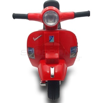 Skorpion Wheels Ηλεκτροκίνητη Μηχανή Piaggio Vespa Original License 6V Κόκκινη 5245008K 5201671005935