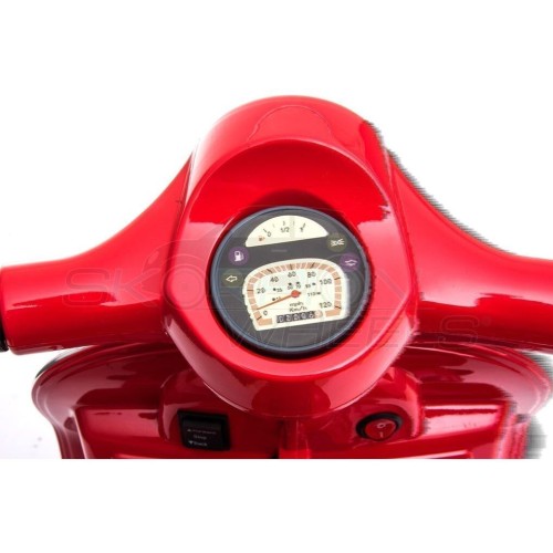 Skorpion Wheels Ηλεκτροκίνητη Μηχανή Piaggio Vespa Original License 6V Κόκκινη 5245008K 5201671005935