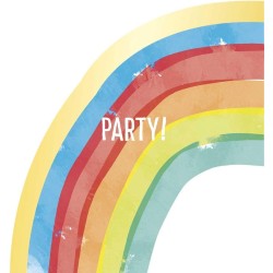 PROCOS 6 Rainbow Party Gift Bags 090594 5201184905944