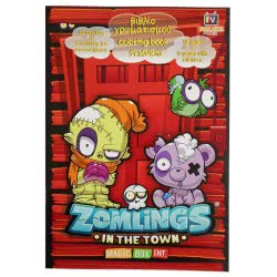Diakakis imports Βιβλίο Ζωγραφικής Zomlings 17 X 25 16 Σελίδες Με Αυτοκόλλητα - 2 Σχέδια 0401286 5205698193033