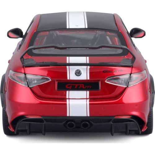 Bburago 11049R/W Collectible Miniature Car, Alfa Red White 18/11049 RED 4893993014491