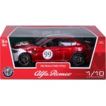 Bburago 11049R/W Collectible Miniature Car, Alfa Red White 18/11049 RED 4893993014491