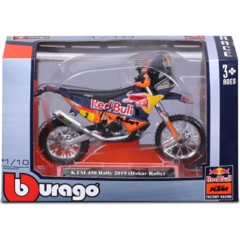 Bburago Ktm 450 Rally Factory Racing Team 1 18 Die Cast, Sorted 18/51073 4893993510702