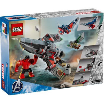 LEGO Marvel Avengers Marvel Super Heroes Captain America vs. Red Hulk Battle 76292 5702017598857