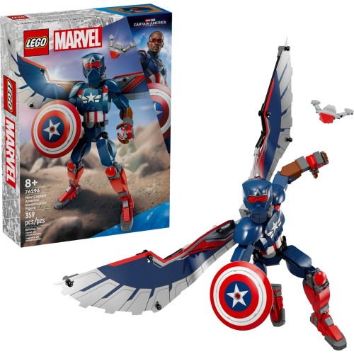 LEGO marvel super heroes φιγούρα κατασκευής νέος κάπτεν αμέρικα 76296 5702017600307