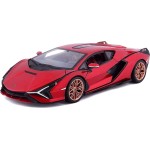 Bburago B18-21099R 1:24 Lamborghini Sian Fkp 37 Red, Medium 18/21099 RED 4893993002702