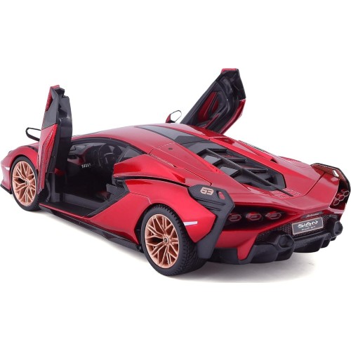 Bburago B18-21099R 1:24 Lamborghini Sian Fkp 37 Κόκκινο, Μεσαίο 18/21099 RED 4893993002702