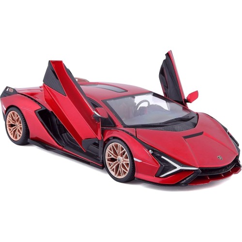 Bburago B18-21099R 1:24 Lamborghini Sian Fkp 37 Red, Medium 18/21099 RED 4893993002702