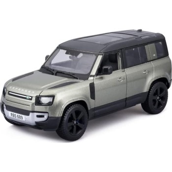 Bburago B18-21101 Land Rover Defender-1:24 Κλίμακα Πράσινο 18/21101 GREEN 4893993211012