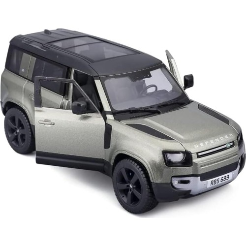 Bburago B18-21101 Land Rover Defender-1:24 Scale-Incredibly Detailed Die-Cast Repli 18/21101 GREEN 4893993211012