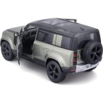 Bburago B18-21101 Land Rover Defender-1:24 Scale-Incredibly Detailed Die-Cast Repli 18/21101 GREEN 4893993211012