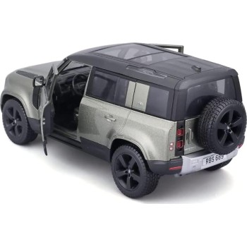 Bburago B18-21101 Land Rover Defender-1:24 Κλίμακα Πράσινο 18/21101 GREEN 4893993211012