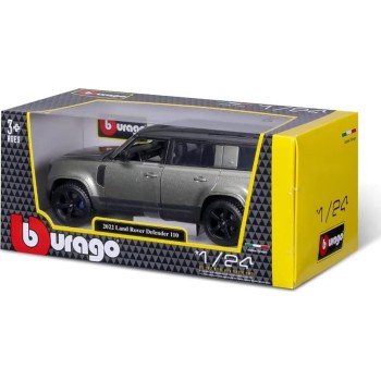 Bburago B18-21101 Land Rover Defender-1:24 Κλίμακα Πράσινο 18/21101 GREEN 4893993211012