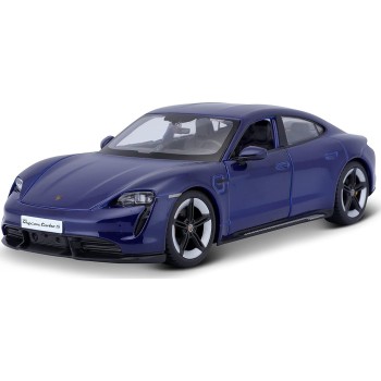 Bburago Porsche Taycan Turbo S In Blue In 1/24 Scale 18-21098B 18/21098 BLUE 4893993002764