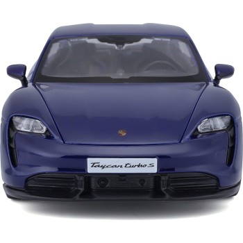 Bburago Porsche Taycan Turbo S Σε Μπλε Σε Κλίμακα 1/24 18-21098B 18/21098 BLUE 4893993002764
