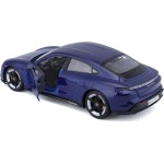 Bburago Porsche Taycan Turbo S In Blue In 1/24 Scale 18-21098B 18/21098 BLUE 4893993002764
