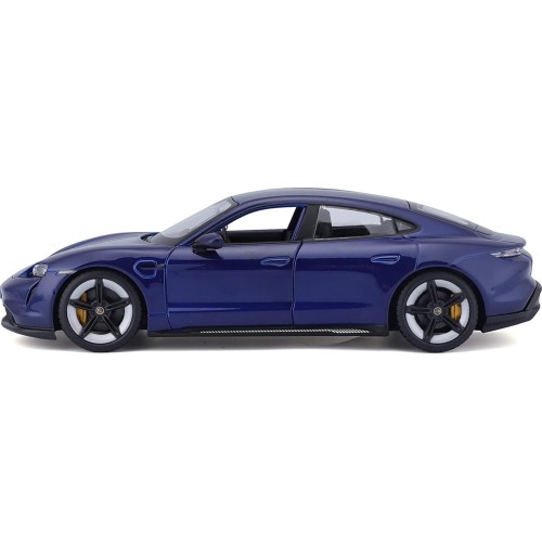 Bburago Porsche Taycan Turbo S In Blue In 1/24 Scale 18-21098B 18/21098 BLUE 4893993002764
