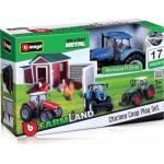 Bburago B18-31681 Farmland Playset Chicken Coop With Die-Cast New Holland Tractor V 18/31681 4893993316816