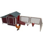 Bburago B18-31681 Farmland Playset Chicken Coop With Die-Cast New Holland Tractor V 18/31681 4893993316816