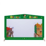 AK TOYS Karagiozi Stage Shadow Theater Figure Wooden Green Stage With Base 085 5203249000854