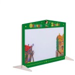 AK TOYS Karagiozi Stage Shadow Theater Figure Wooden Green Stage With Base 085 5203249000854