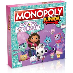 winning moves Gabbys Dollhouse Monopoly - Junior Gabby's Dollhouse  Επιτραπέζιο (Ελληνική Γλώσσα) (WM04157) 099798 5036905056038